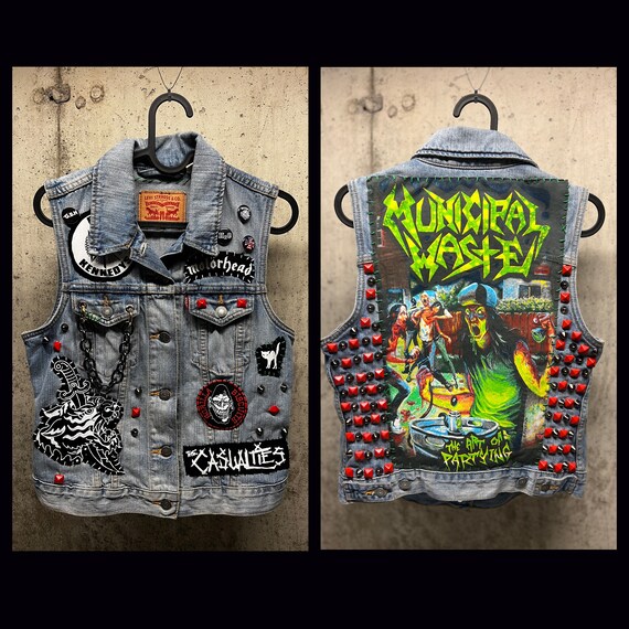 Crust punk deals vest