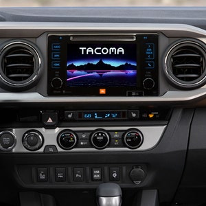 TACOMA Retro Outdoors Startup and Radio Off Screen