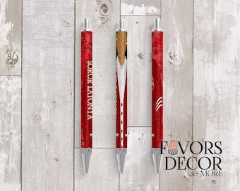 Delta Sigma Theta Sorority Personalized Pen, Delta Gift Pen, Executive Style Gel Pen -  Glitter Gel Pen - Refillable Black Ink, Reusable Pen