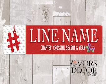 Personalized Delta Sigma Theta Crossing Sign - Display in Your Delta Room, Dorm Room or Office Bookshelf