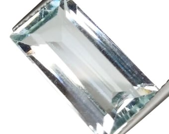 Natural 4.95 ct Aquamarine Gemstone - Rectangular Cut 15.11x8.10 mm - Loose Blue Beryl for Custom Jewelry - Ideal for Handmade Jewelry Craft