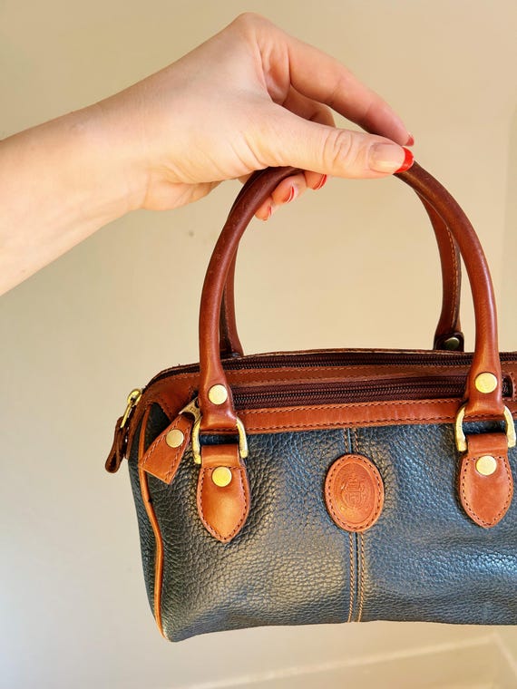 Vintage 1990s Liz Claiborne Leather Purse Small Handbag Brown - Etsy