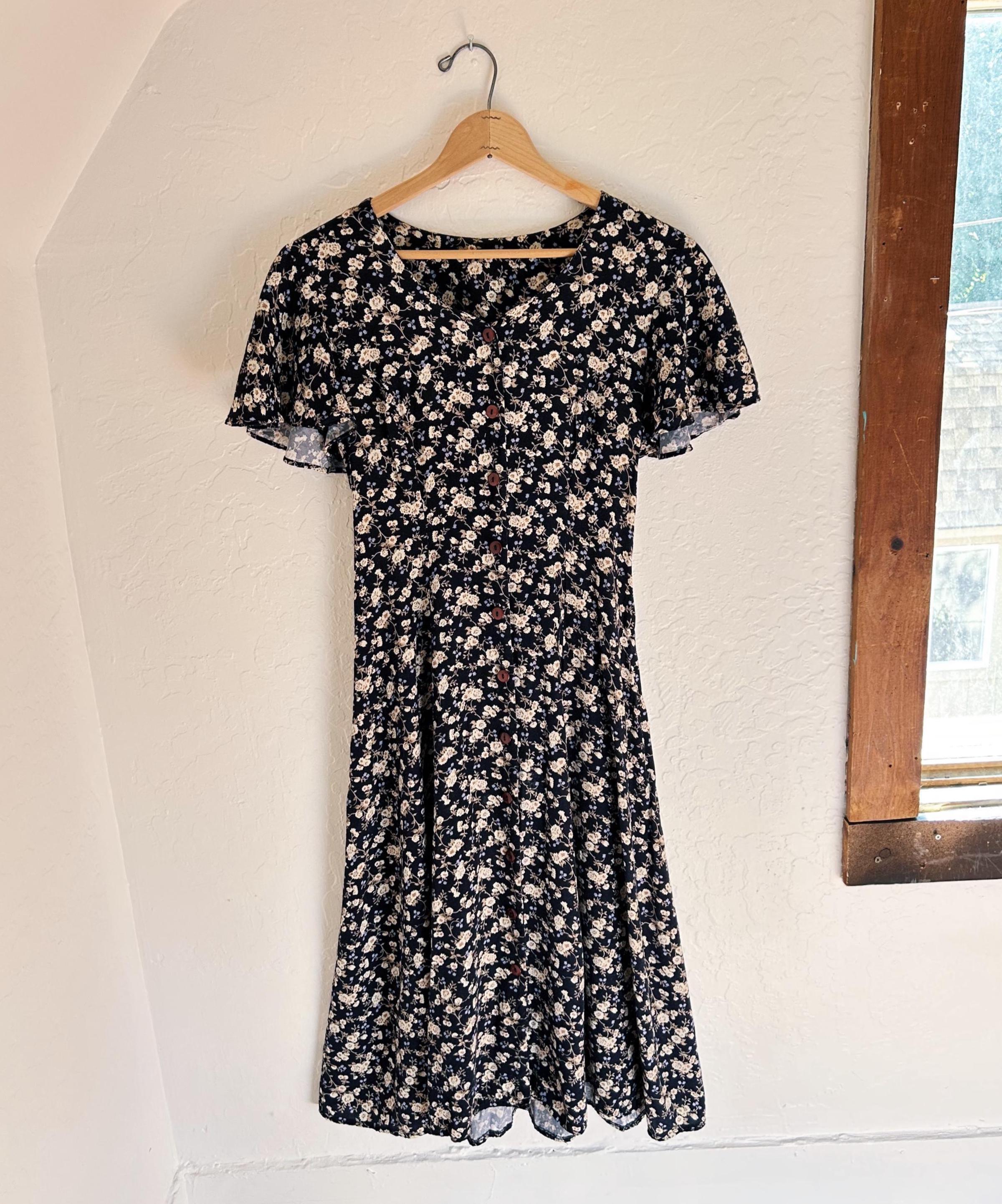 Vintage Floral Summer Dress