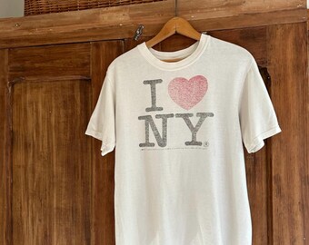 T-shirt vintage années 2000 « I Love New York » Y2K