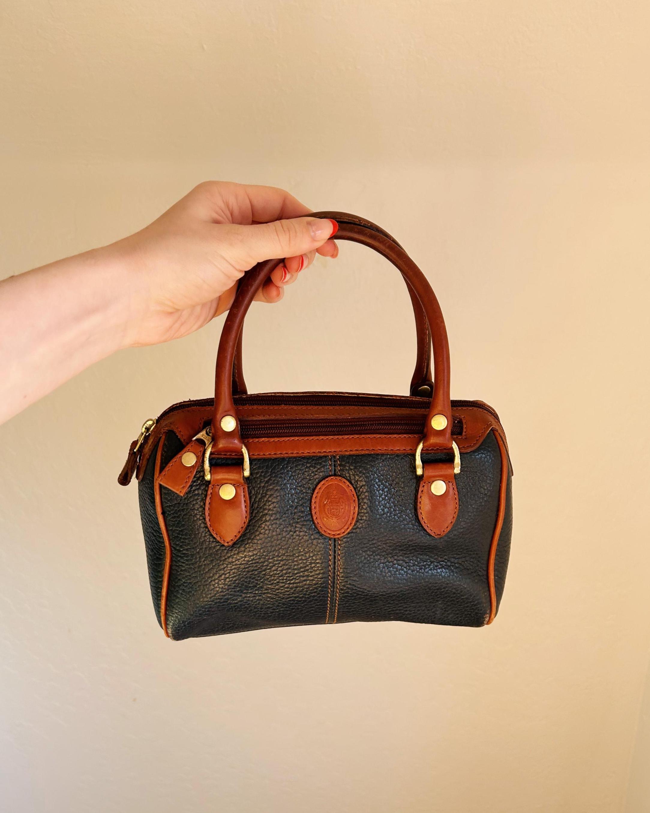 Vintage 1990s Liz Claiborne Leather Purse Small Handbag Brown - Etsy