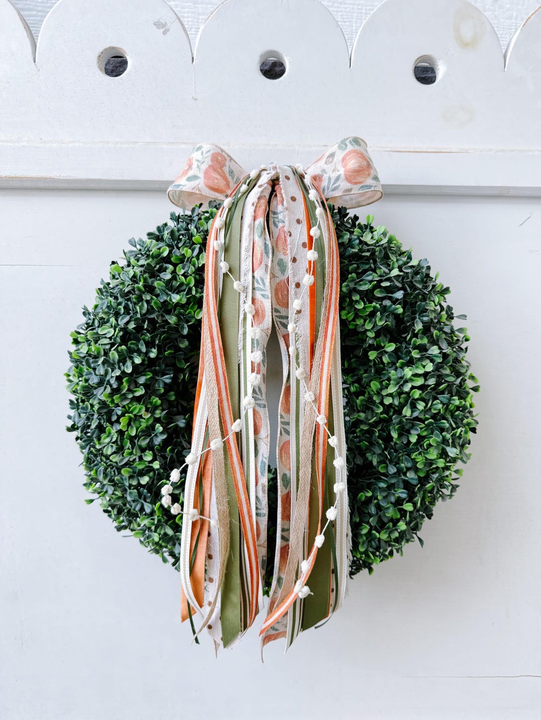 Pumpkin Ribbon Rhinestone Rustic Pumpkin Ribbon Bundle - Etsy