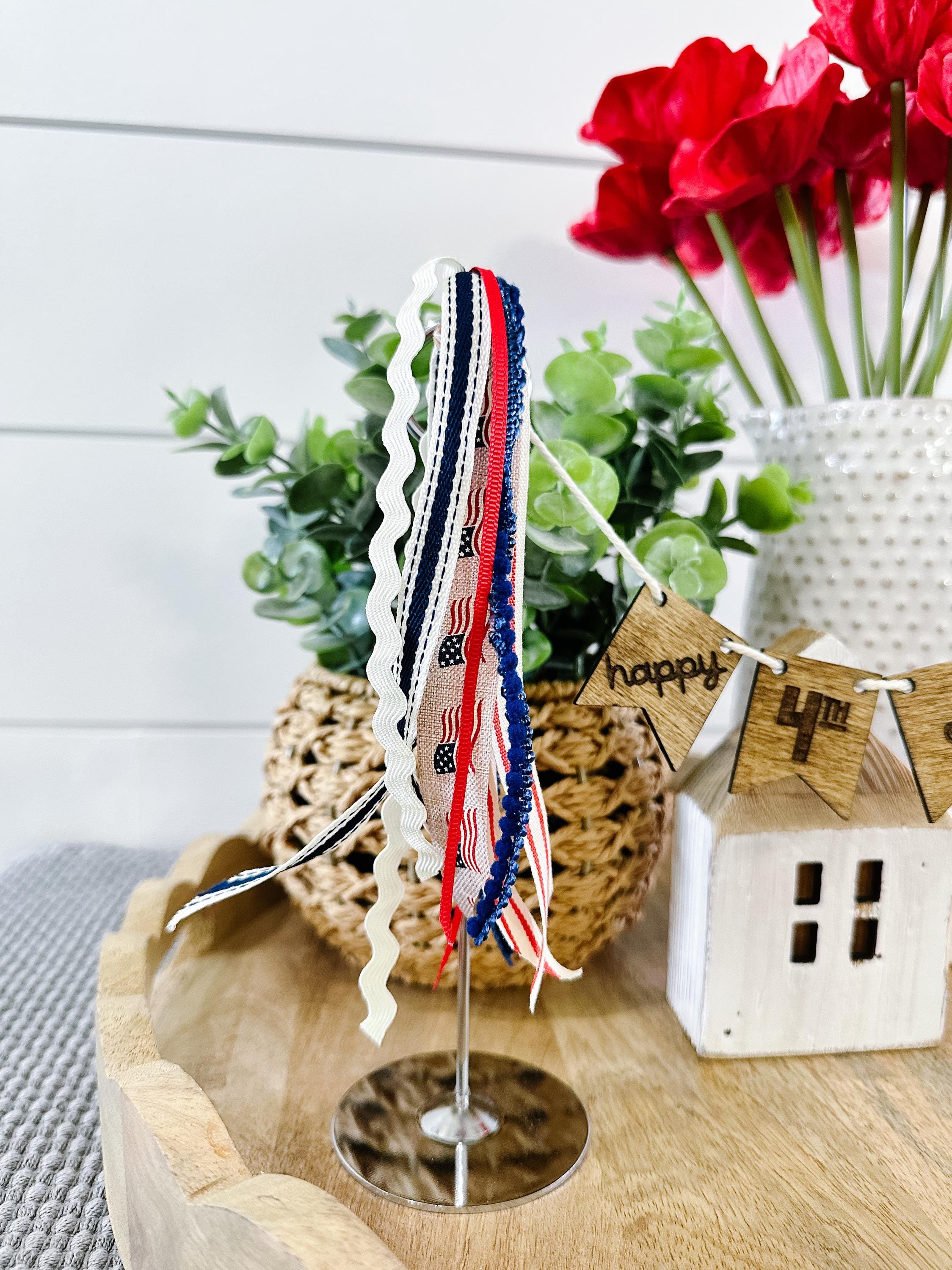 Flag Mini Ribbon Bundle With Banner - Etsy