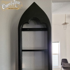 The Ogevil Arch Shelf Vintage Black