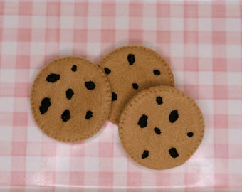 Felt Chocolate Chip Cookies