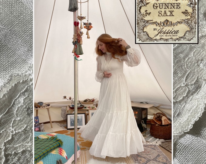 Voluminous Cloud White Lacy Cotton Victorian Style Hippie Princess ...