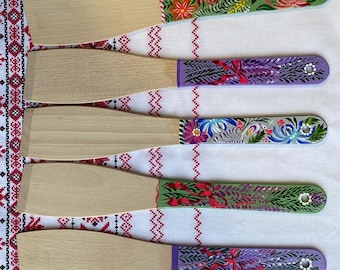 wooden kitchen spatula