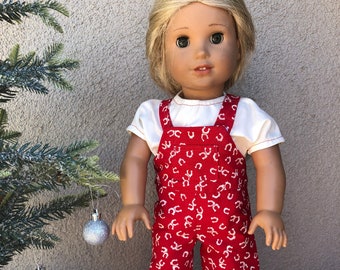 Don't miss these great OVERALLS set that any cowgirl would love. Great look for your 18" AG doll.
