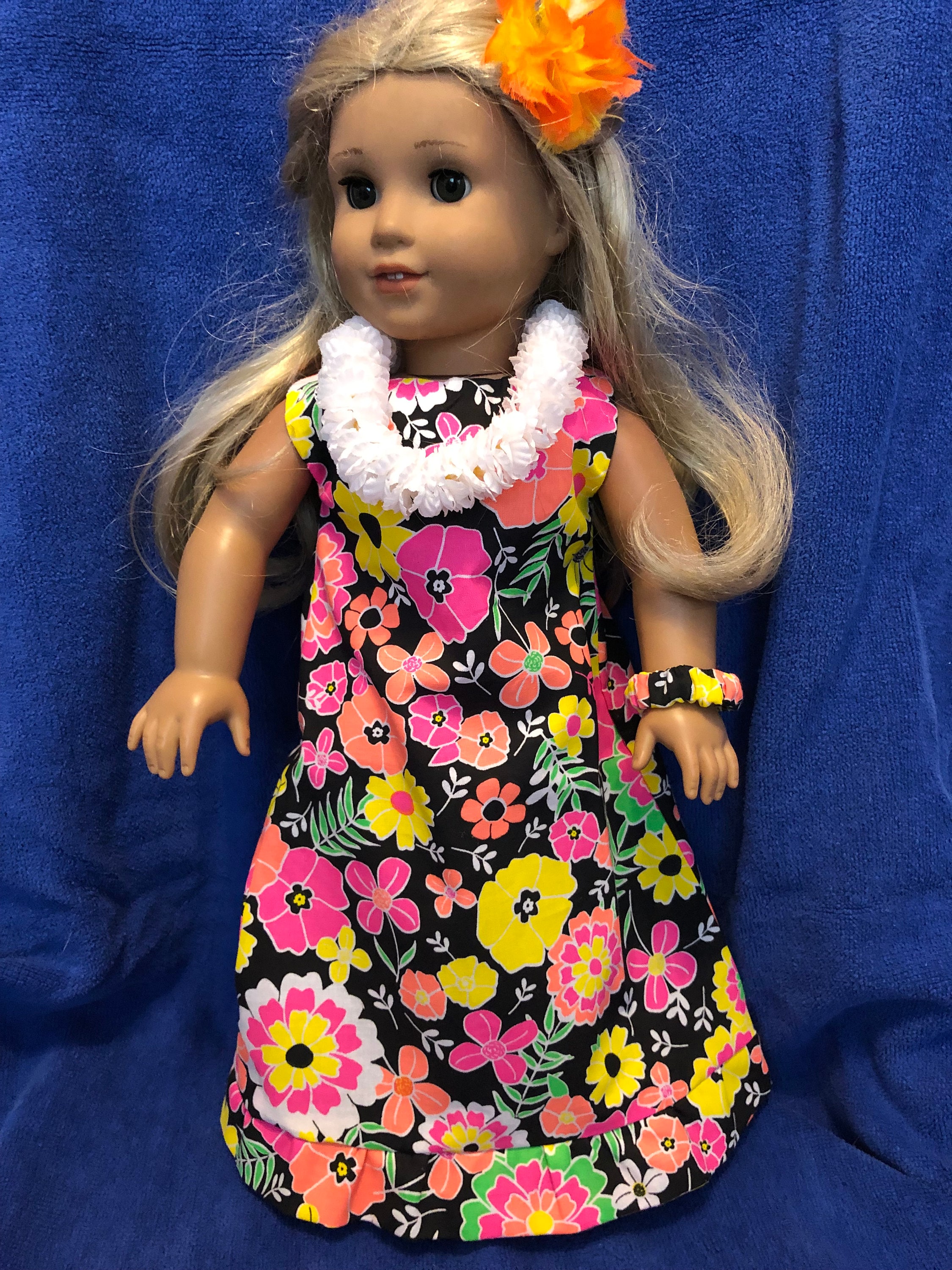 Hawaiian american girl doll top
