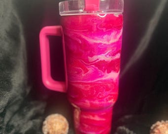Vaso de tinta con alcohol de 40 oz con asa