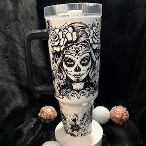 Sugar Skull 40oz Tumbler