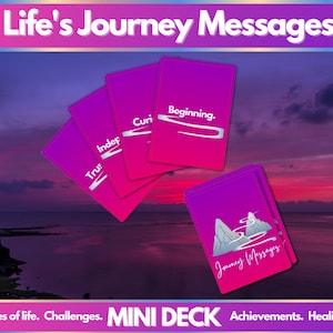 Oracle Decks - Journey Messages Oracle Deck | MINI ORACLE DECK