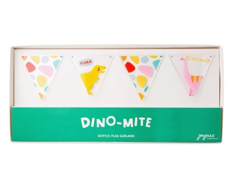 Dino-mite Dinasour Acrylic Garland