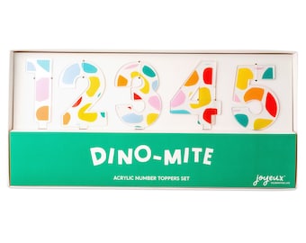 Dino-mite Dinasour Acrylic Number Set 0-9