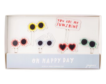 Oh Happy Day Sunnies Acrylic Mini Topper Set