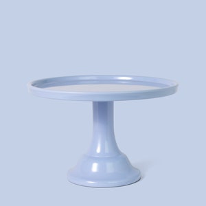 Wedgewood Blaue Melamin Kuchenplatte, klein Dessertständer Mini Etagere Kuchen Smash Bild 1