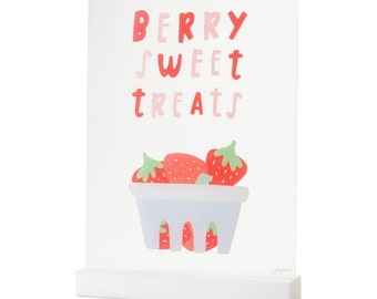 Berry Sweet Treats Acrylic Table Top Sign