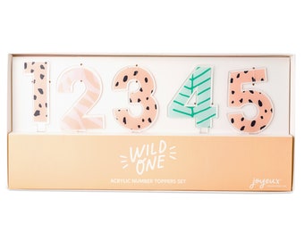 Wild One Acrylic Number Set 0-9