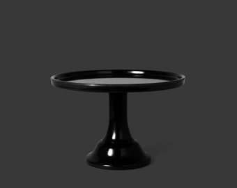 Ink Black Melamine Cake Stand-Small | Dessert Stand | Mini Cake Stand | Cake Smash