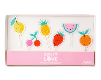 Sweet Love Acryl Mini Topper Set