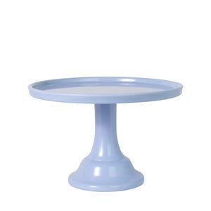 Wedgewood Blaue Melamin Kuchenplatte, klein Dessertständer Mini Etagere Kuchen Smash Bild 2