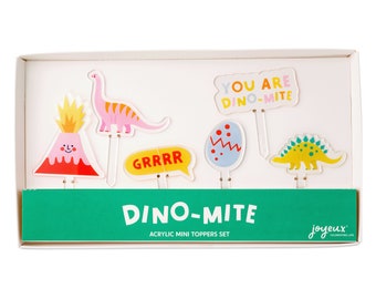 Dino-Milbe Dinasour Acryl Mini Topper Set