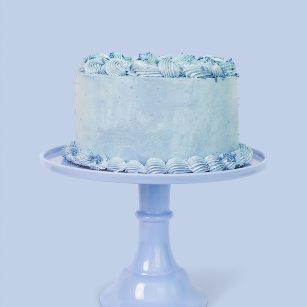 Blue Cake Stand Etsy