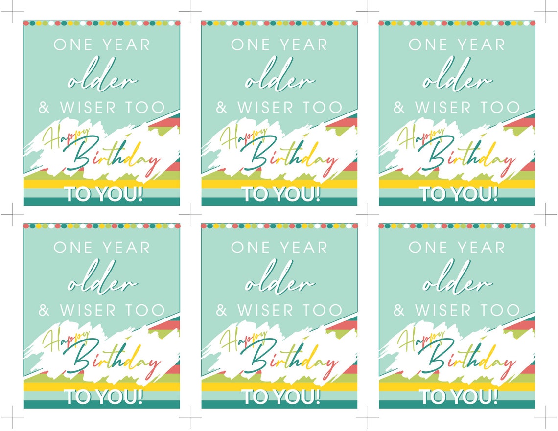 Birthday Card Print Bundle Primary LDS Printable 4x6 Cards - Etsy