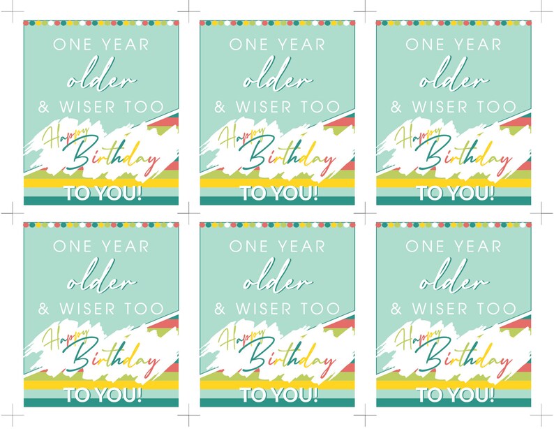 Birthday Card Print Bundle Primary LDS Printable 4x6 Cards - Etsy