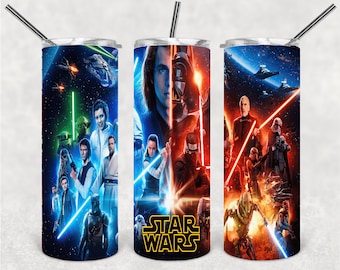 Inspirado/2GalaxyWars/Skinny Tumbler//Imagem/Wrap/Download/Projetos