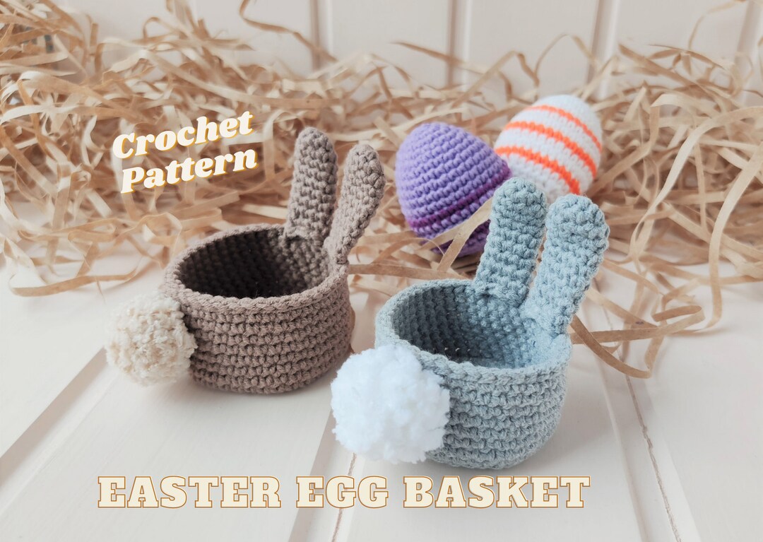 Crochet Pattern Easter Egg Basket - Etsy