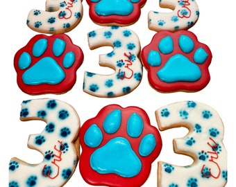 Paw Patrol Sugar Cookies