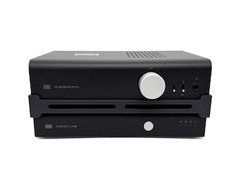 Bracket for stacking Schiit Asgard / Modius / Magnius / Bifrost / Jotunheim / Lyr / Saga / Gjallarhorn - Available in Matte Black or Silver