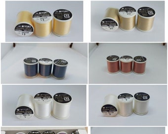 Original Miyuki Beading Threads, Made in Japan, Nylon Beading Thread, 50m Spool, Jewelry threads