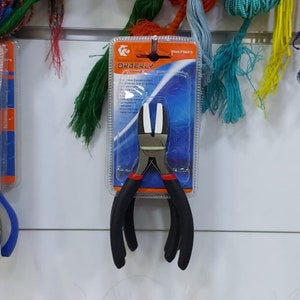 Orderly Trademark,  Nylon Tongs Jewelry Pliers with Silicone Jaws,ideal for bending jewelry wire and prevent wire