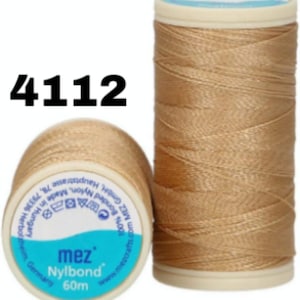 Mez Nylbond Extra Strong Beading Thread (60 mt), Making Miyuki, Seed Beads, Jewelery 4112