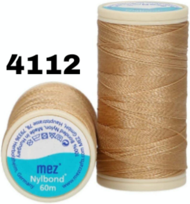 Mez Nylbond Extra Strong Beading Thread (60 mt), Making Miyuki, Seed Beads, Jewelery 4112