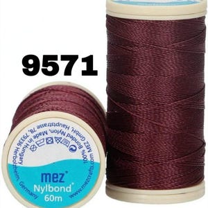 Mez Nylbond Extra Strong Beading Thread (60 mt), Making Miyuki, Seed Beads, Jewelery 9571