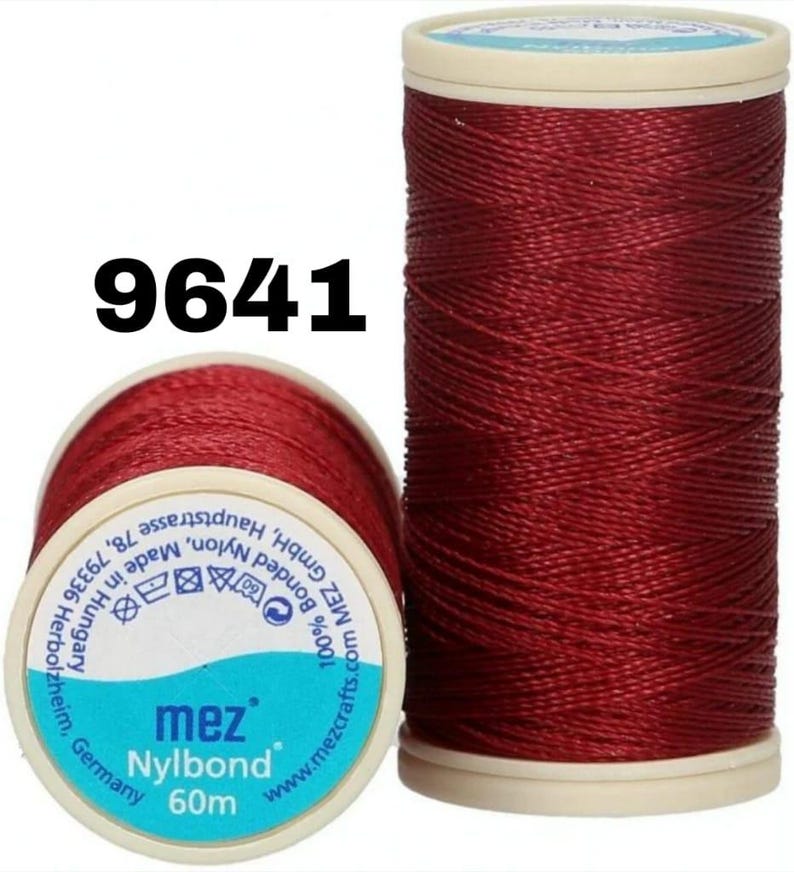 Mez Nylbond Extra Strong Beading Thread (60 mt), Making Miyuki, Seed Beads, Jewelery 9641