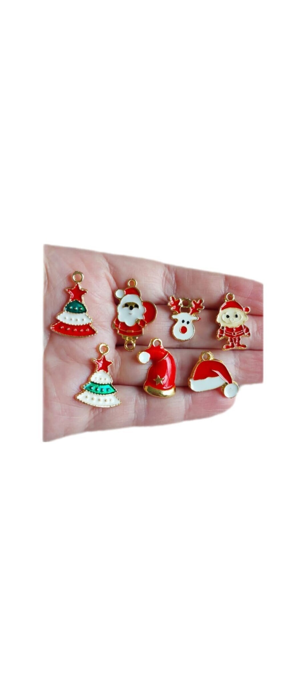 Enamel christmas charms uk