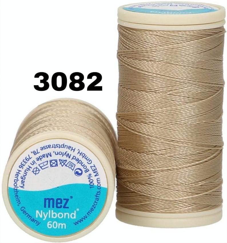 Mez Nylbond Extra Strong Beading Thread (60 mt), Making Miyuki, Seed Beads, Jewelery 3082