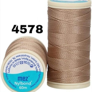 Mez Nylbond Extra Strong Beading Thread (60 mt), Making Miyuki, Seed Beads, Jewelery 4578