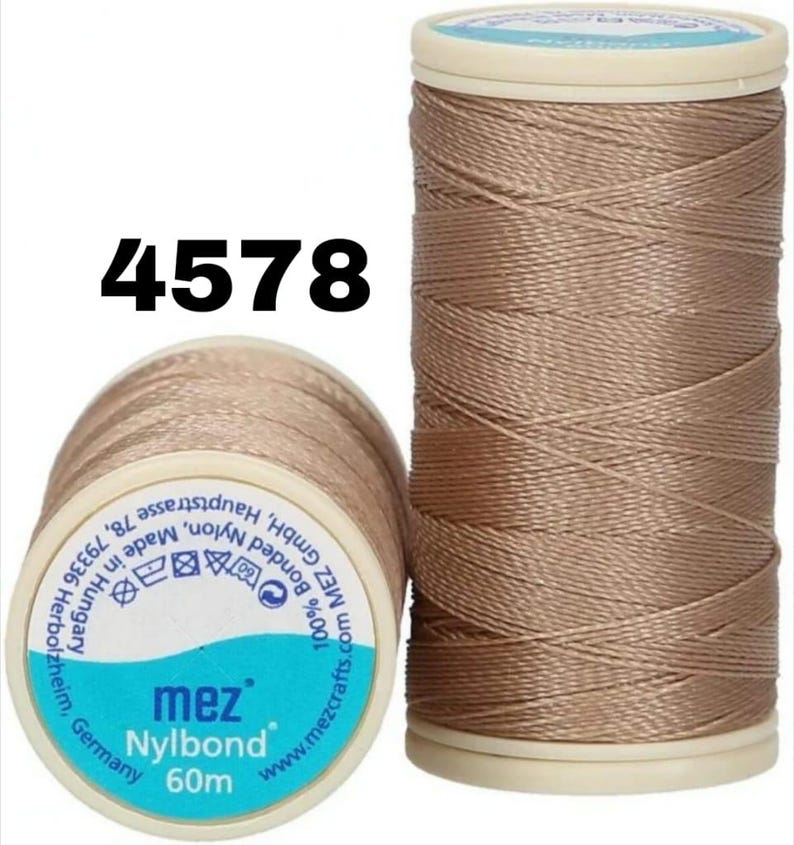 Mez Nylbond Extra Strong Beading Thread (60 mt), Making Miyuki, Seed Beads, Jewelery 4578