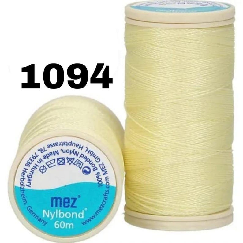 Mez Nylbond Extra Strong Beading Thread (60 mt), Making Miyuki, Seed Beads, Jewelery 1094