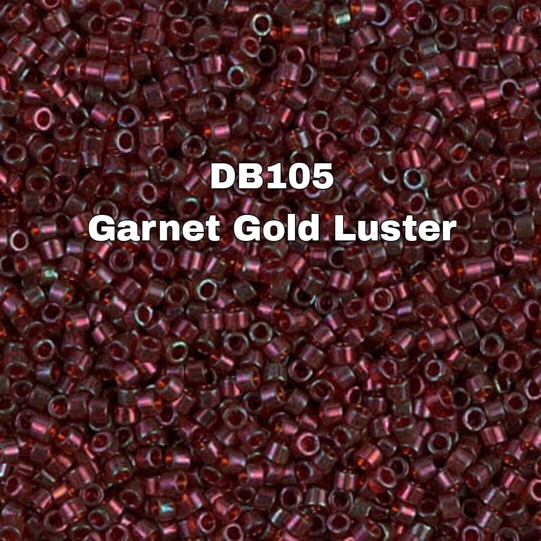 8-304, Miyuki 22g Garnet Gold Luster 8-304, Miyuki 22g Garnet Gold Luster