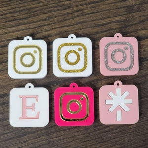 Meilleure vente | Porte-clés Smart NFC Instagram pour réseaux sociaux | appuyez et suivez | carte de visite numérique | lien de paiement | application cash | Facebook